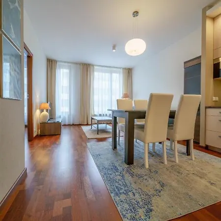 Appartement Bright And Charming- Golden Apartment- Center&s2a Warschau